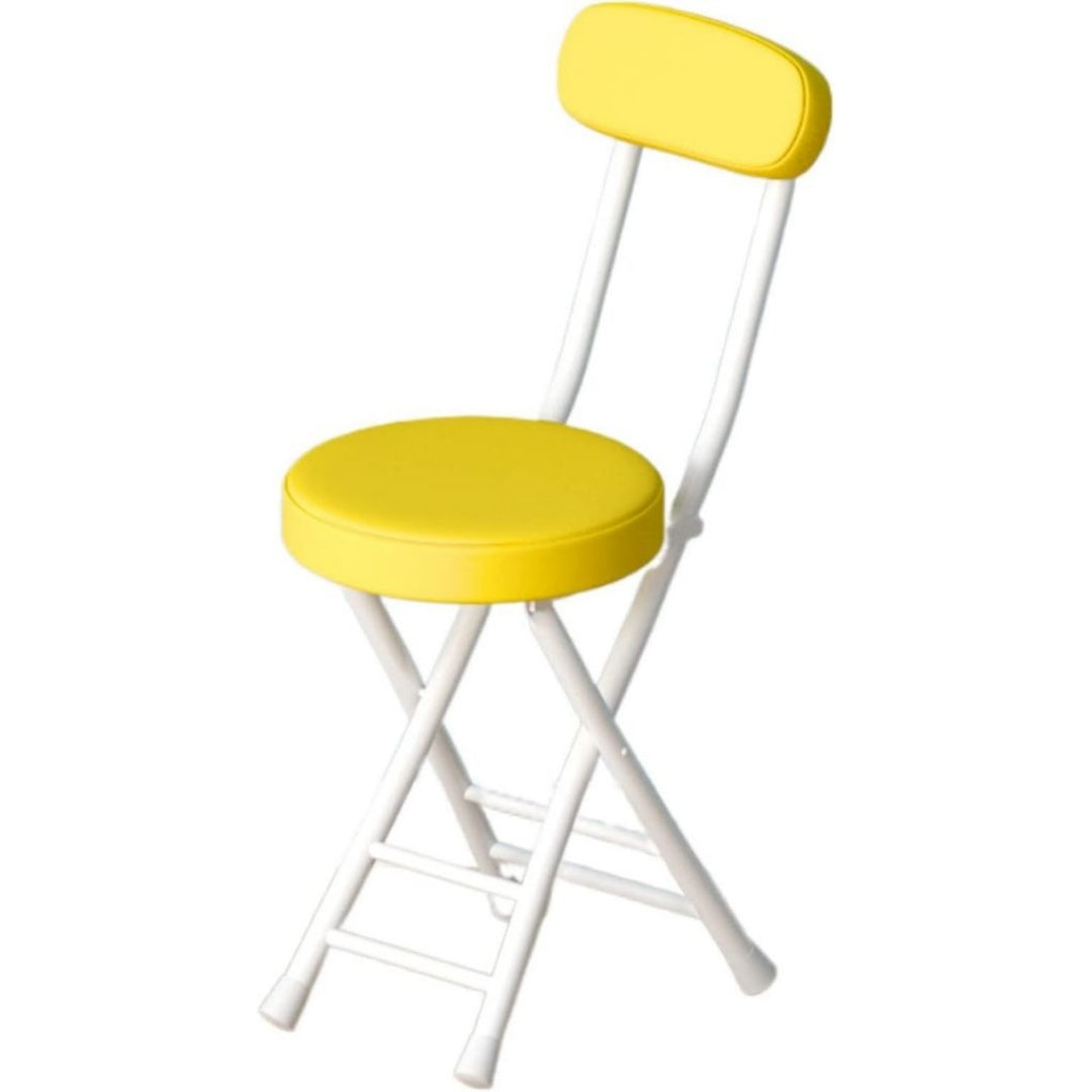 Chaise Pliante en Acier, Finition Noir