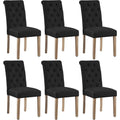Chaise en Bois de Chene, Finition Noir