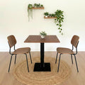 Table Format 9,5 x 9,5 cm, en Bois Massif