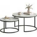 Table Basse en Metal, Finition Noir