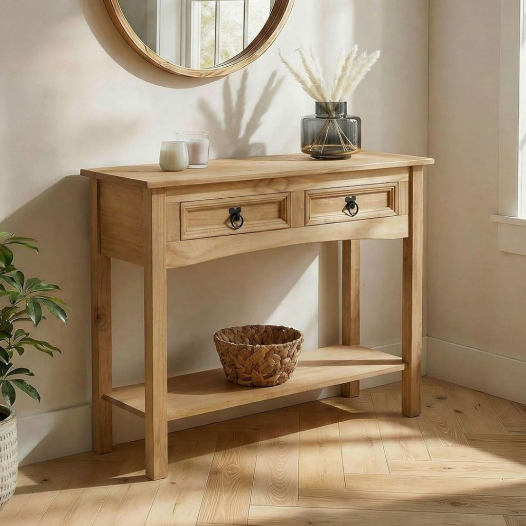Console au Design Intemporel et Fonctionnel