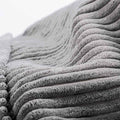 Housse Vide Pouf Geant XL Interieur Velours Gris Clair BiG52: Pouf en Velours