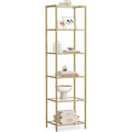 Bibliotheque en Metal, Finition Dore