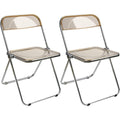 Chaise Pliante Marron Cafe en Acier