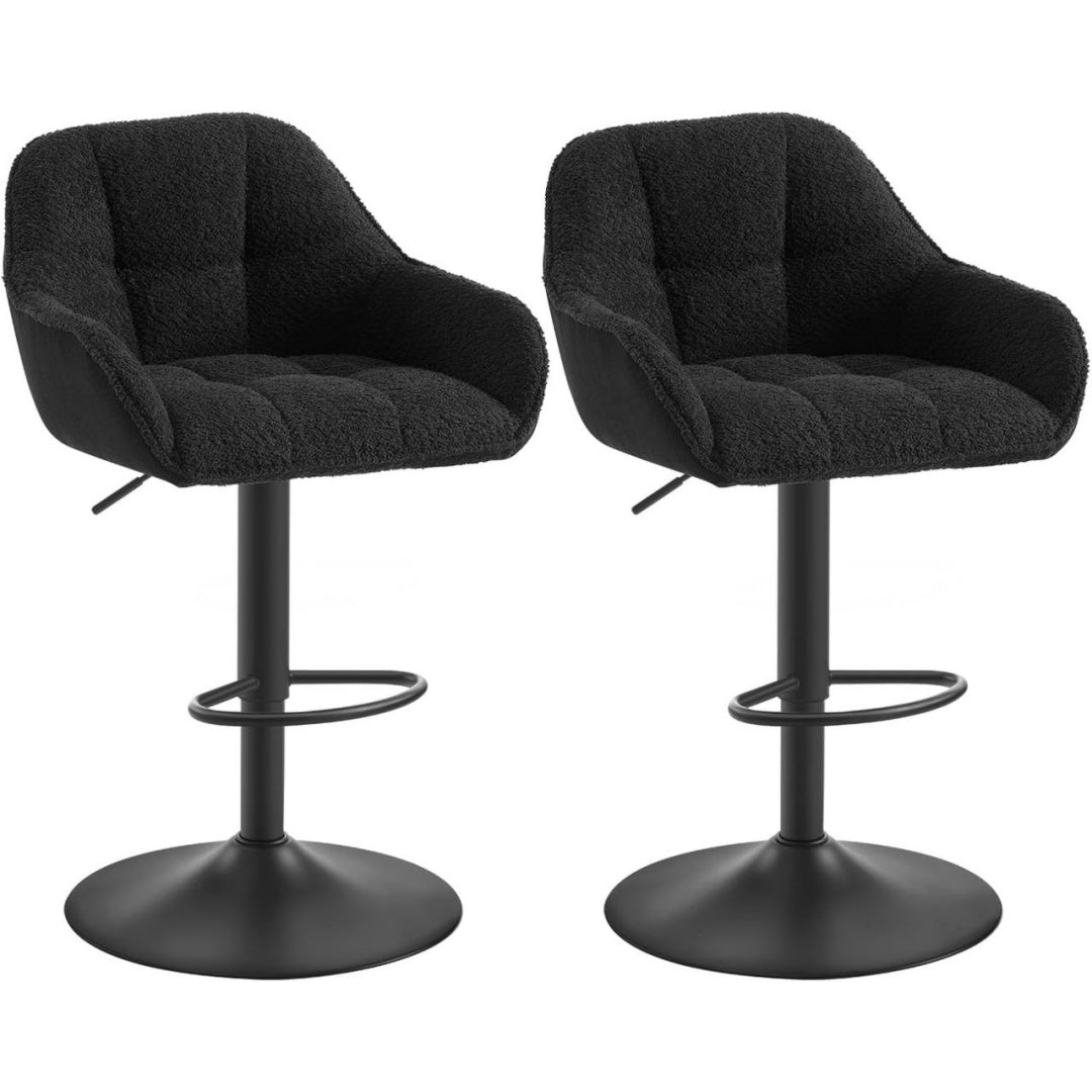 Tabouret de Bar en Velours de Qualite