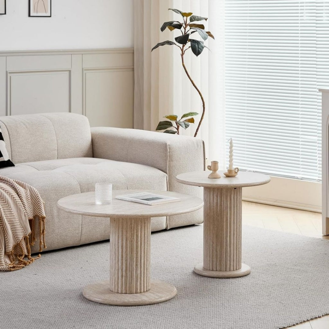 Table Basse Gris, Format 70 x 70 x 45 cm