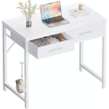 Bureau en Acier de Couleur Blanc