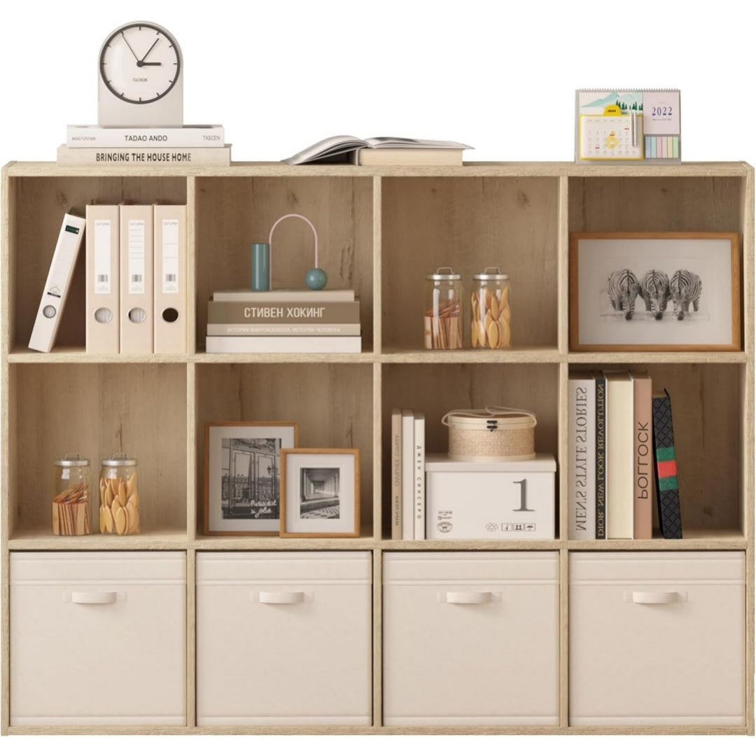Bibliotheque: Conception modulaire multi-tailles, Finition Blanc