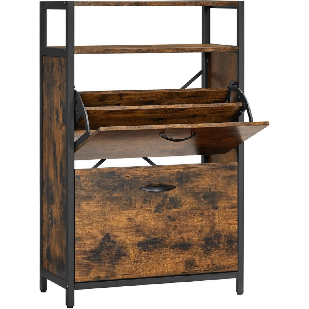 Meuble en Acier, Finition Marron